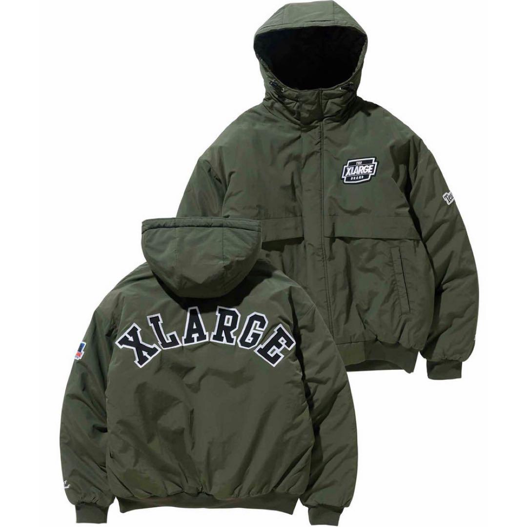 XLARGE オリーブ ナイロンジャケット L