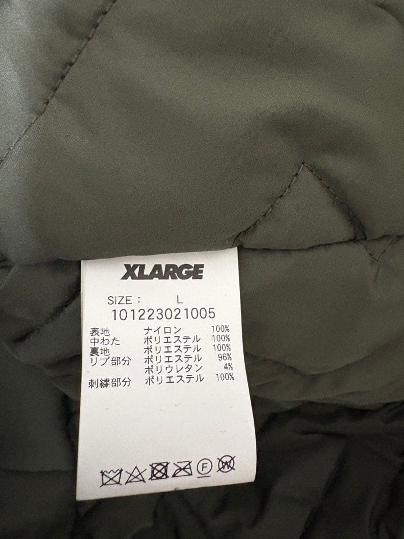 XLARGE オリーブ ナイロンジャケット L