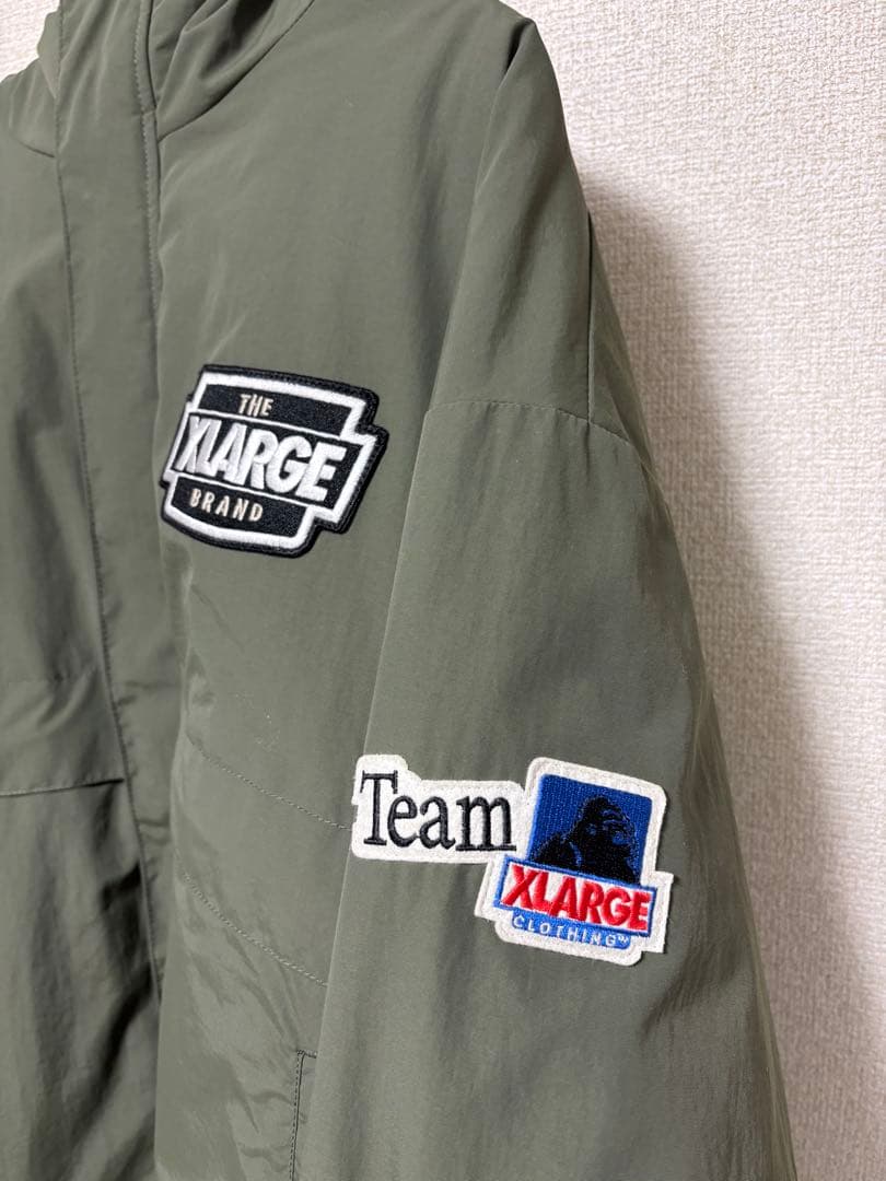 XLARGE オリーブ ナイロンジャケット L
