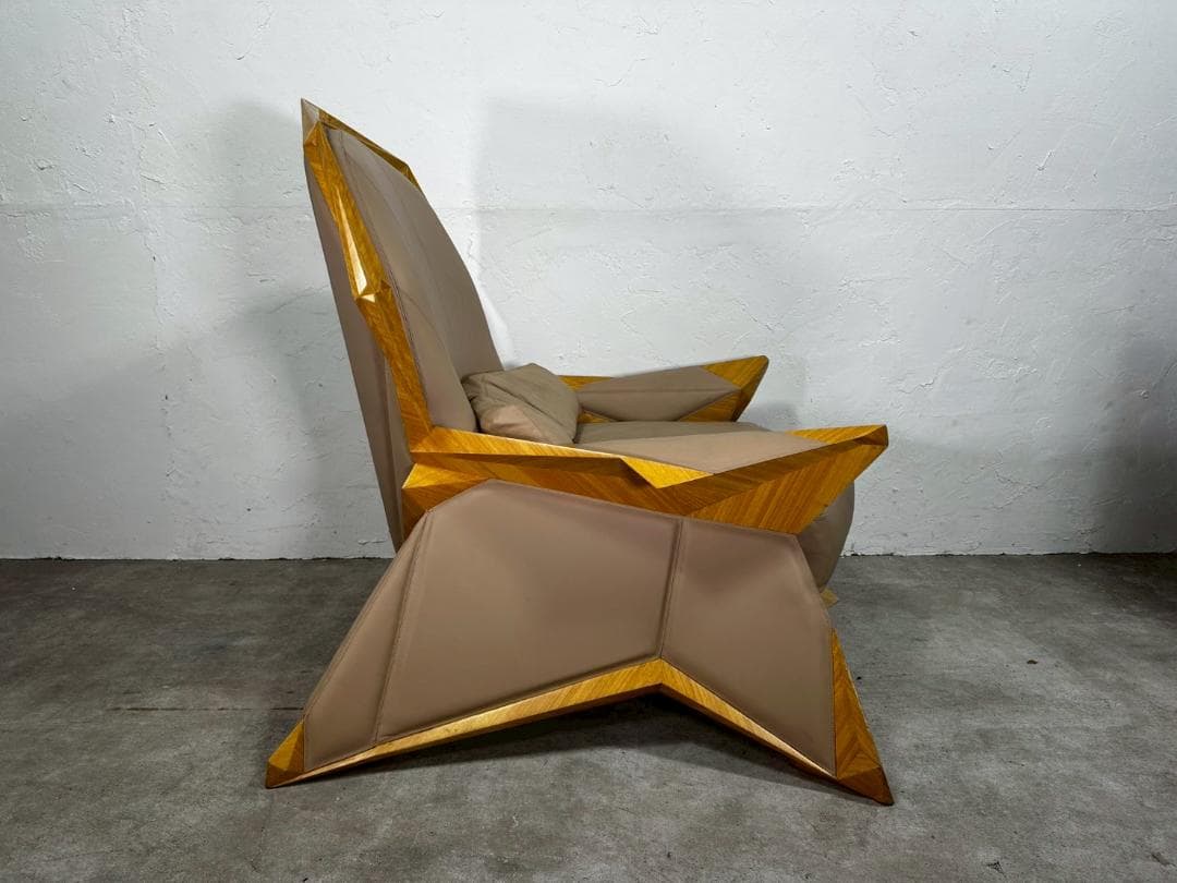 『イタリア製』ラグジュアリーチェア ラウンジチェア シングルソファ RWso66