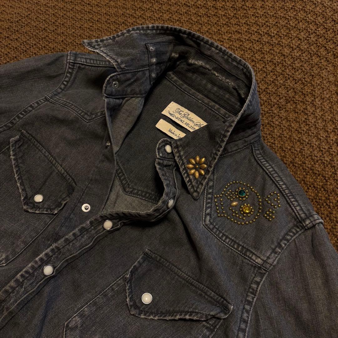 【希少】REMI RELIEF レミレリーフ ウエスタンシャツ　デニムシャツ