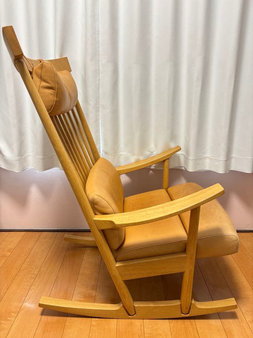 【廃盤革】リキロッカー conde house カンディハウス ロッキングチェア