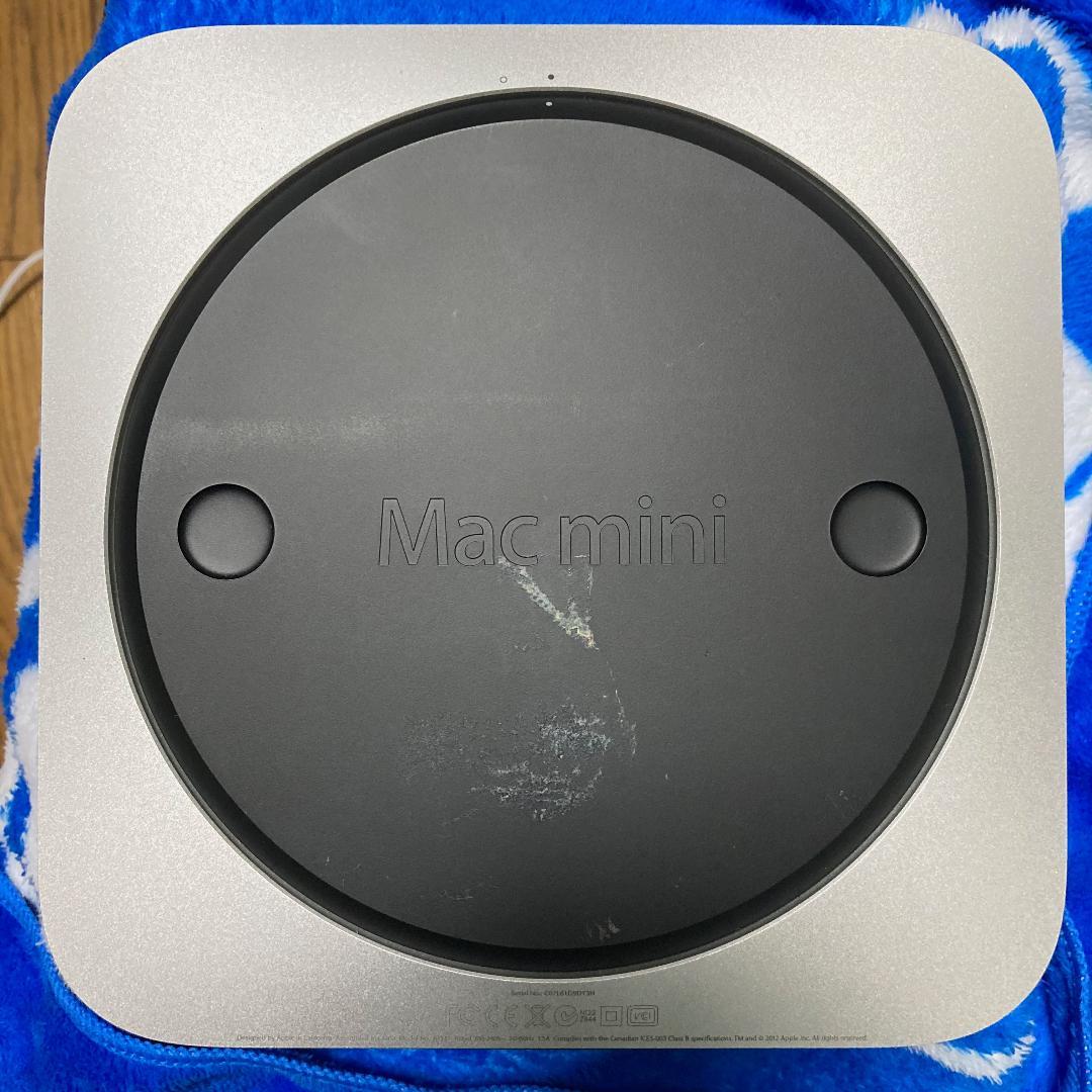 Mac mini Late2012 Corei7 4コアSSD121+500GB