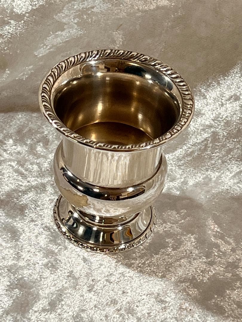 シルバーSTERLING のカトラリースタンド　スターリングシルバー汚れあり