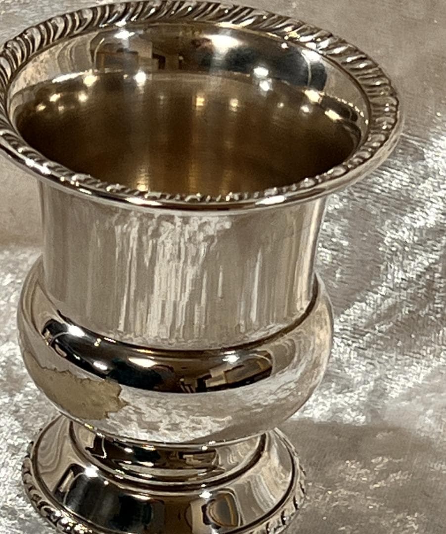 シルバーSTERLING のカトラリースタンド　スターリングシルバー汚れあり