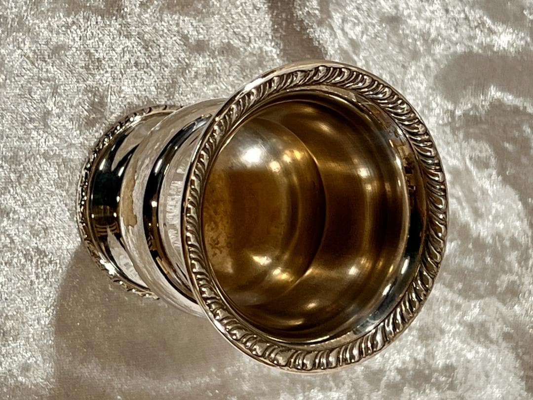 シルバーSTERLING のカトラリースタンド　スターリングシルバー汚れあり