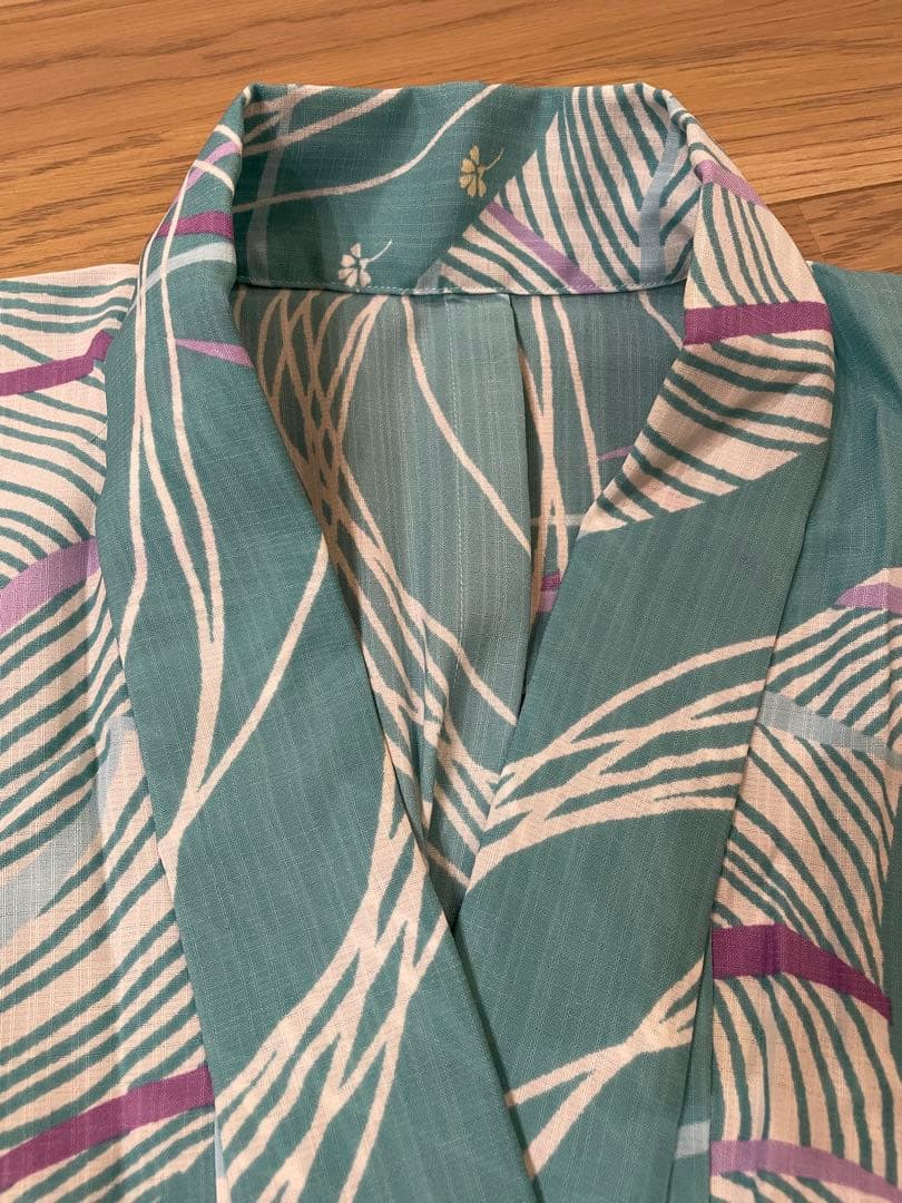 【きものやまと】浴衣＋帯セット 一度着用のみ 美品 上質 大人浴衣