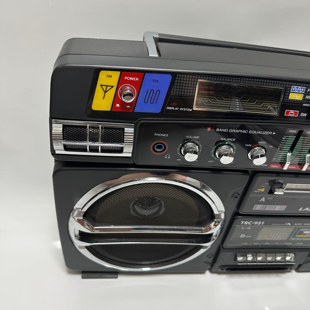 LASONiC ラソニック TRC-931 大型 ラジカセ レトロ ジャンク