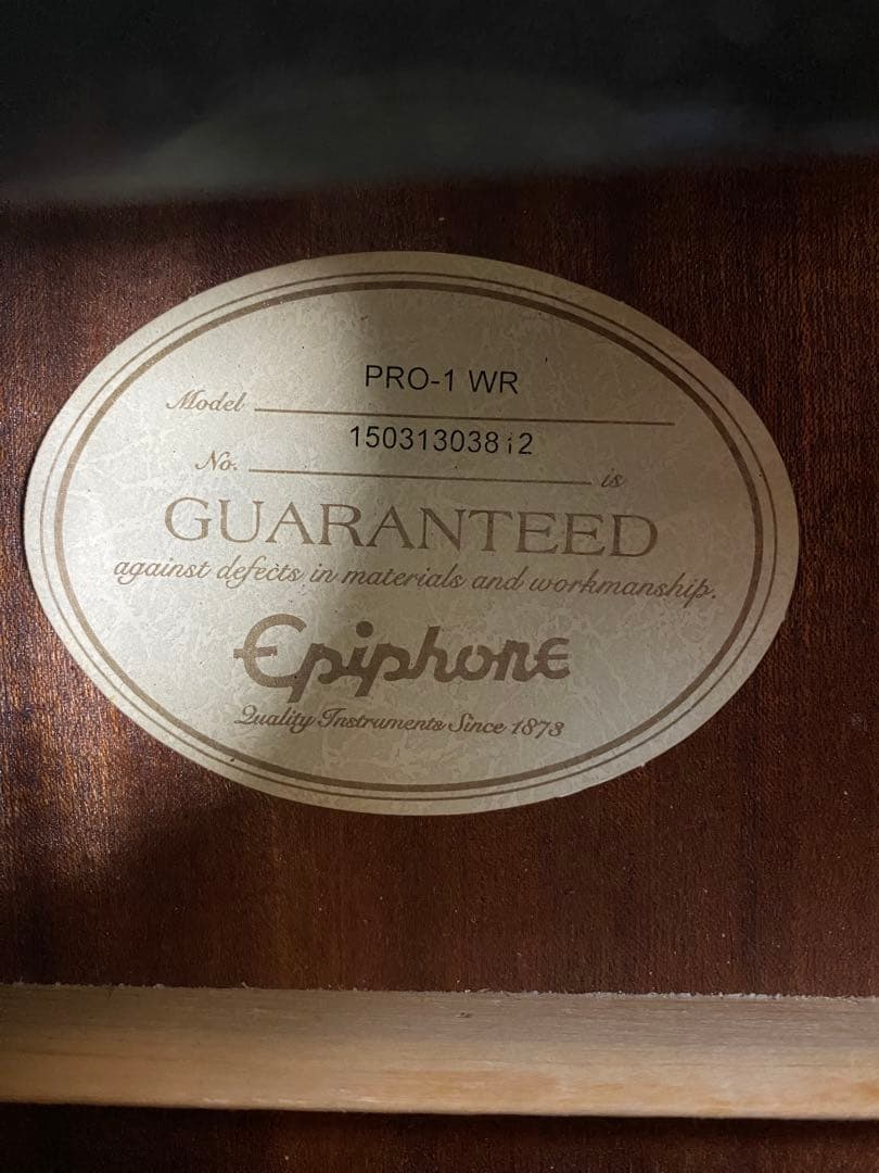Epiphone PRO-1 WR Hummingbird 美品