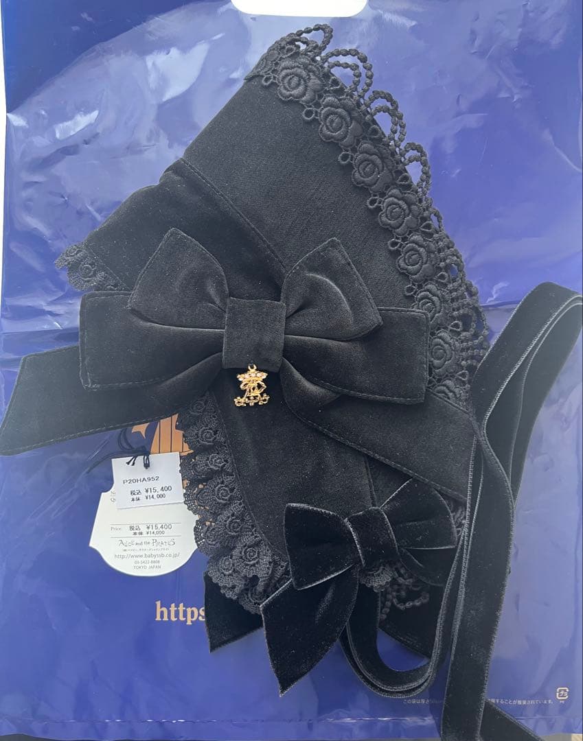 ALICE and the PIRATES 別珍クラシカルボンネット