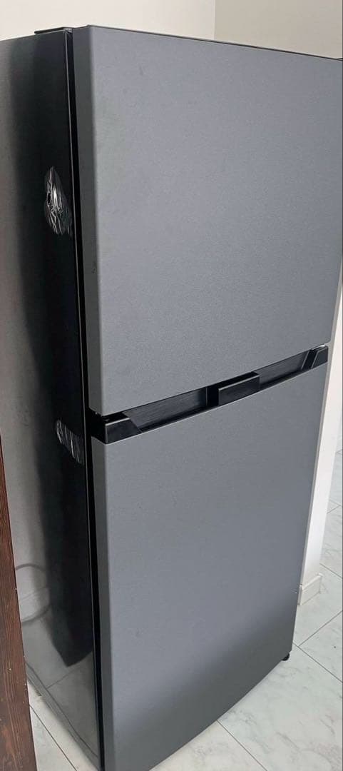 MAXZEN 2ドア冷蔵庫 JR182HM01 ブラック