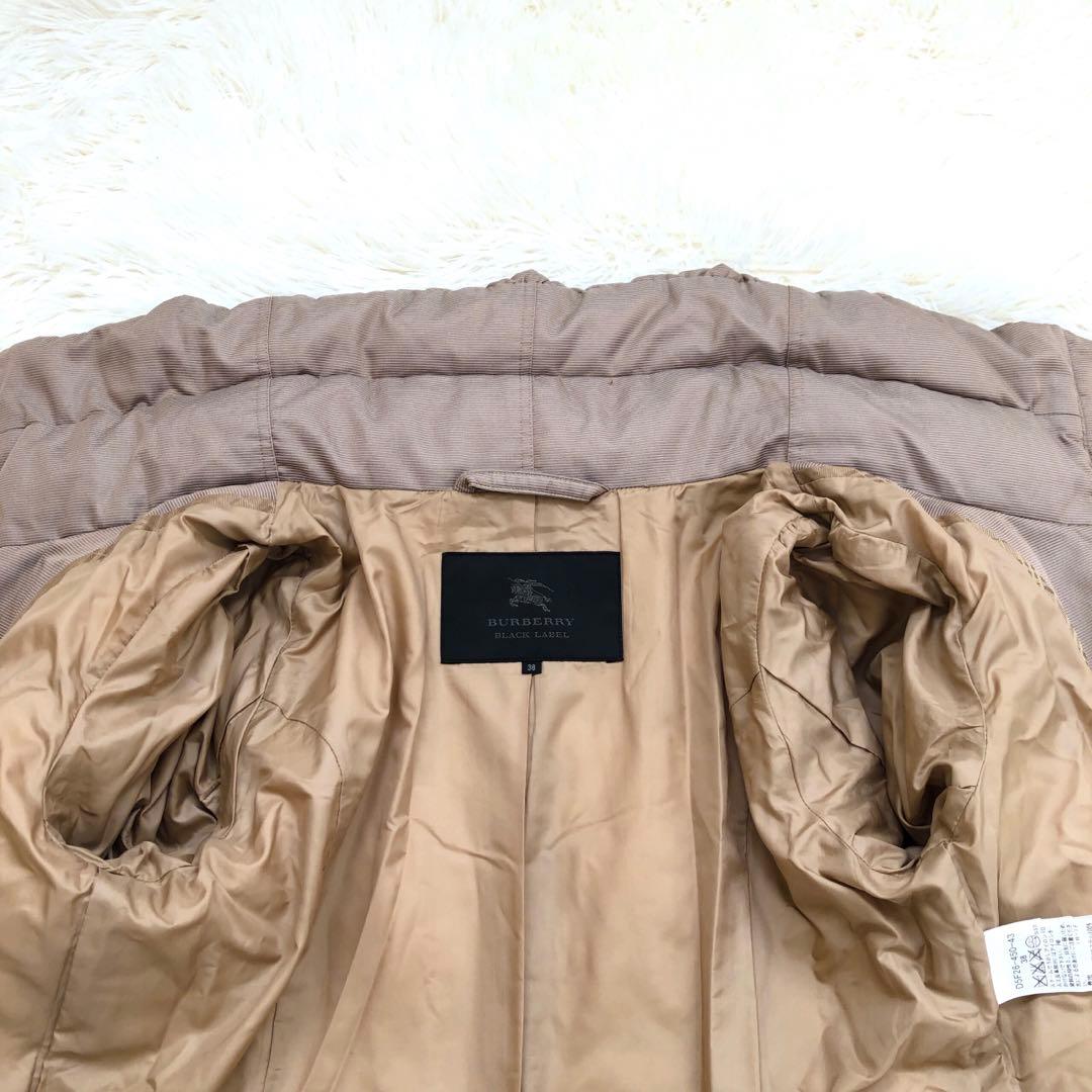 希少✨リボンベルト バーバリーブラックレーベル ダウンコート 2way ロング