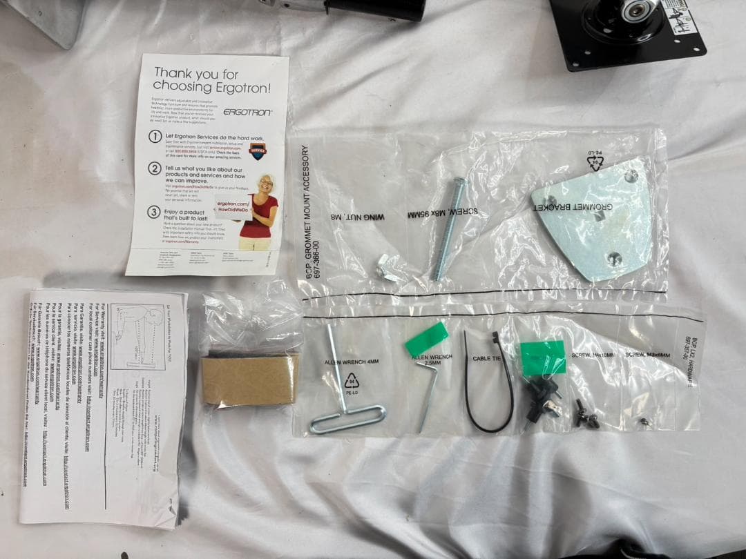 ERGOTRON LX デスクマウントアーム 長身ポール