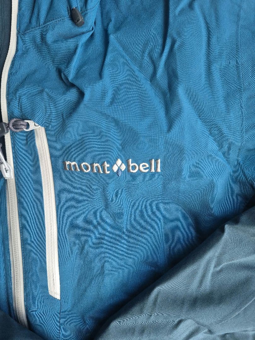 mont-bell　パウダーホップパーカ　ブルー