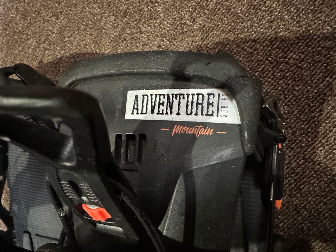 ADVENTURE スノーボードビンディング ブラック Sサイズ