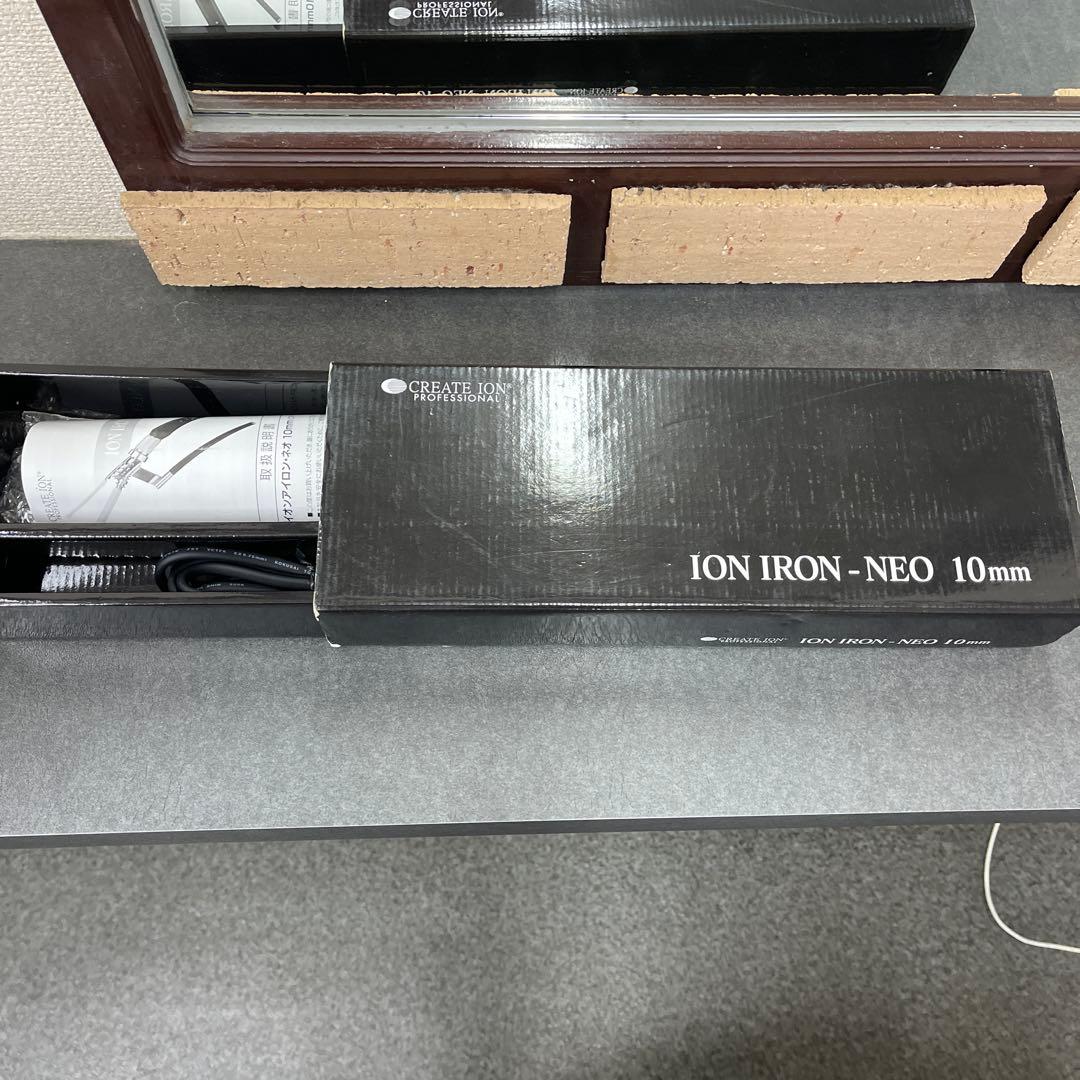 理容師アイロン新品CREATE ION ION IRON-NEO 10mm