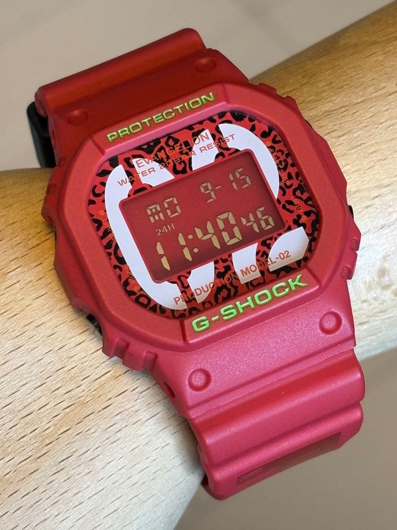コラボ/G-SHOCK/時計/DW-5600/エヴァンゲリオン/弐号機/アスカ