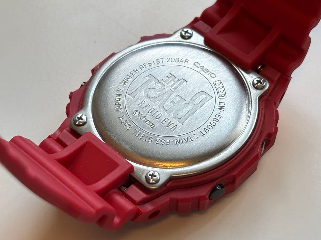 コラボ/G-SHOCK/時計/DW-5600/エヴァンゲリオン/弐号機/アスカ