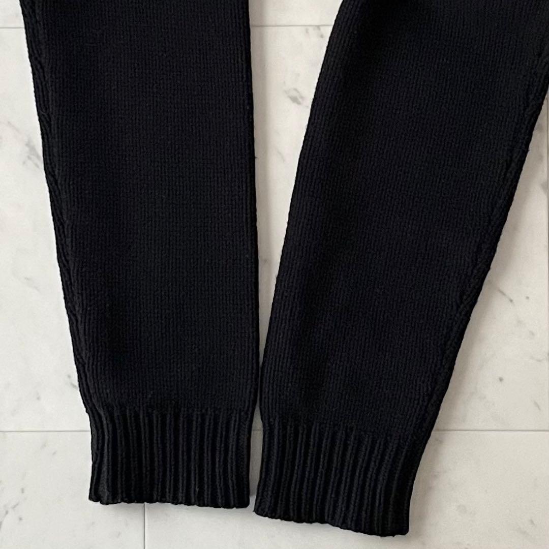 美品＊マディソンブルー ウールハイネックニット サイズ00 ブラック黒 長袖