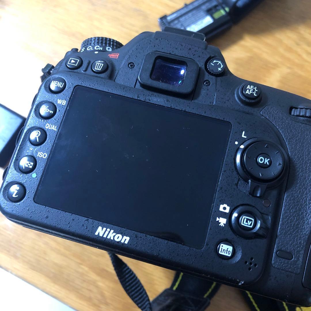 シャッター回数約7000回　d7100 レンズ付き