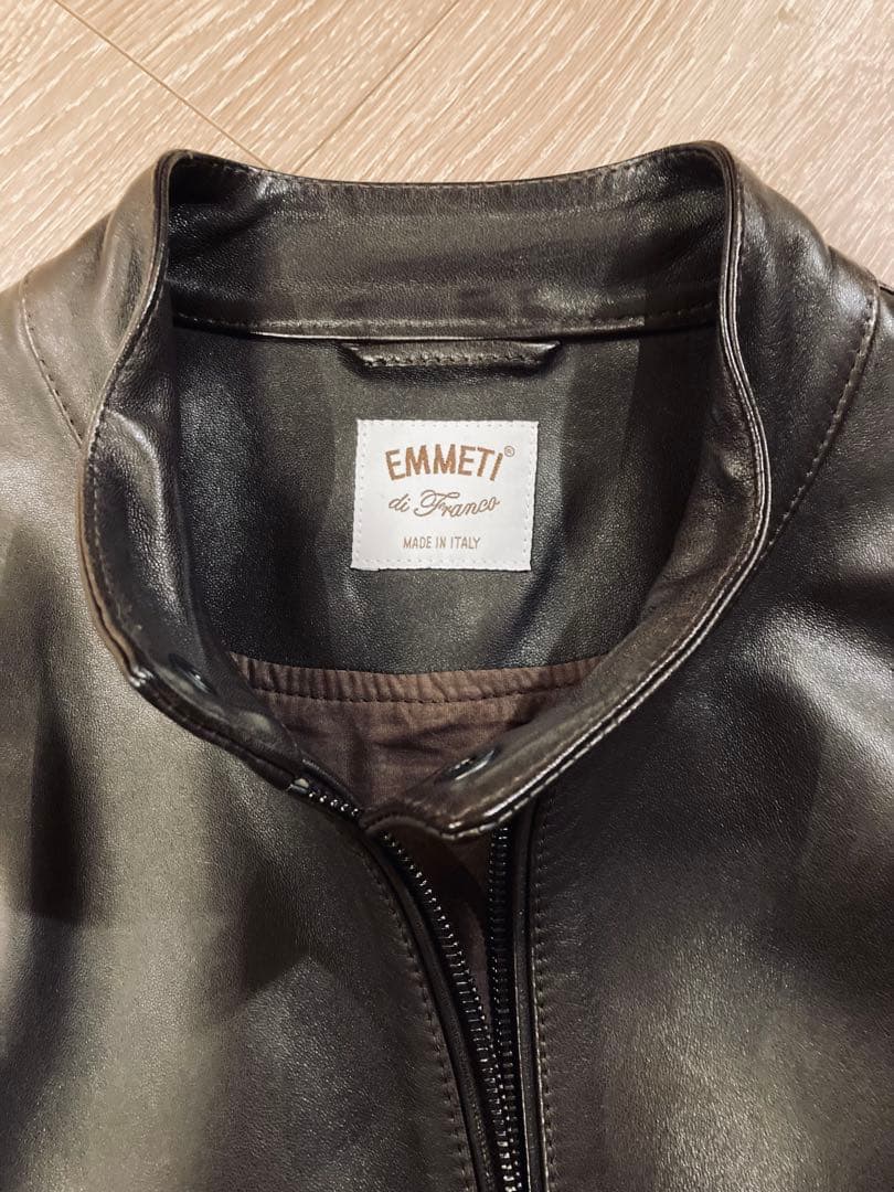 EMMETY JURI ブラウン サイズ48 ユリ エンメティ