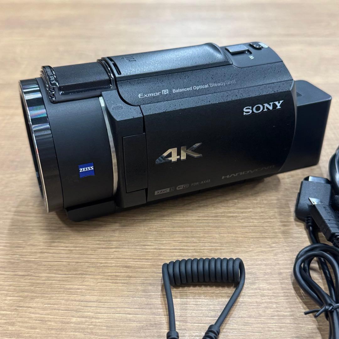美品☆ SONY ソニー 4K ビデオカメラ FDR-AX45
