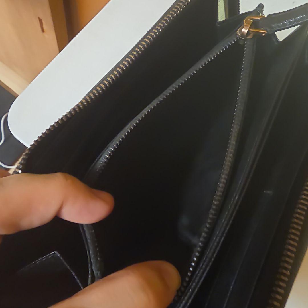 【新宿伊勢丹購入】PRADA ブラック サフィアーノ 長財布