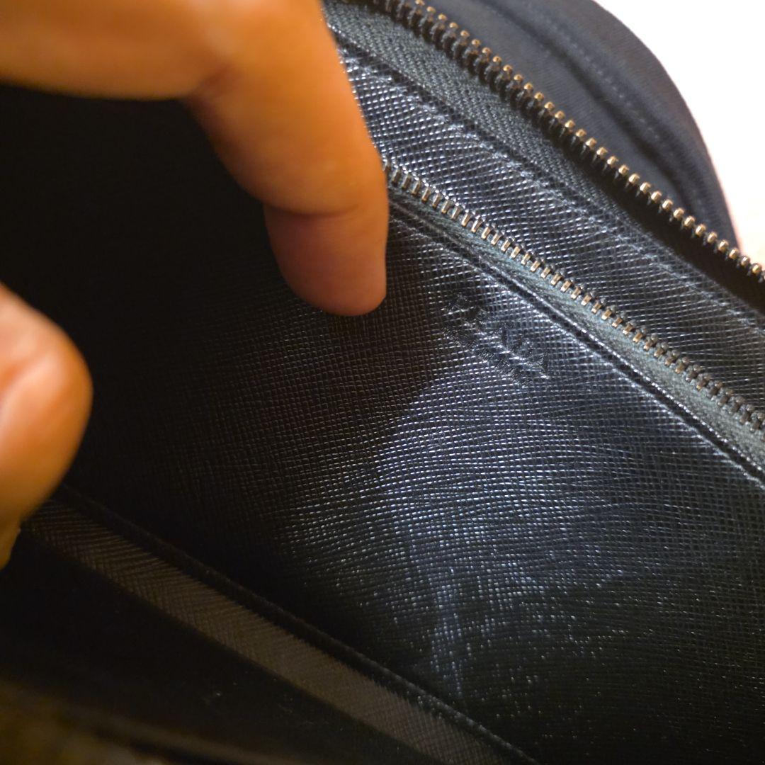 【新宿伊勢丹購入】PRADA ブラック サフィアーノ 長財布