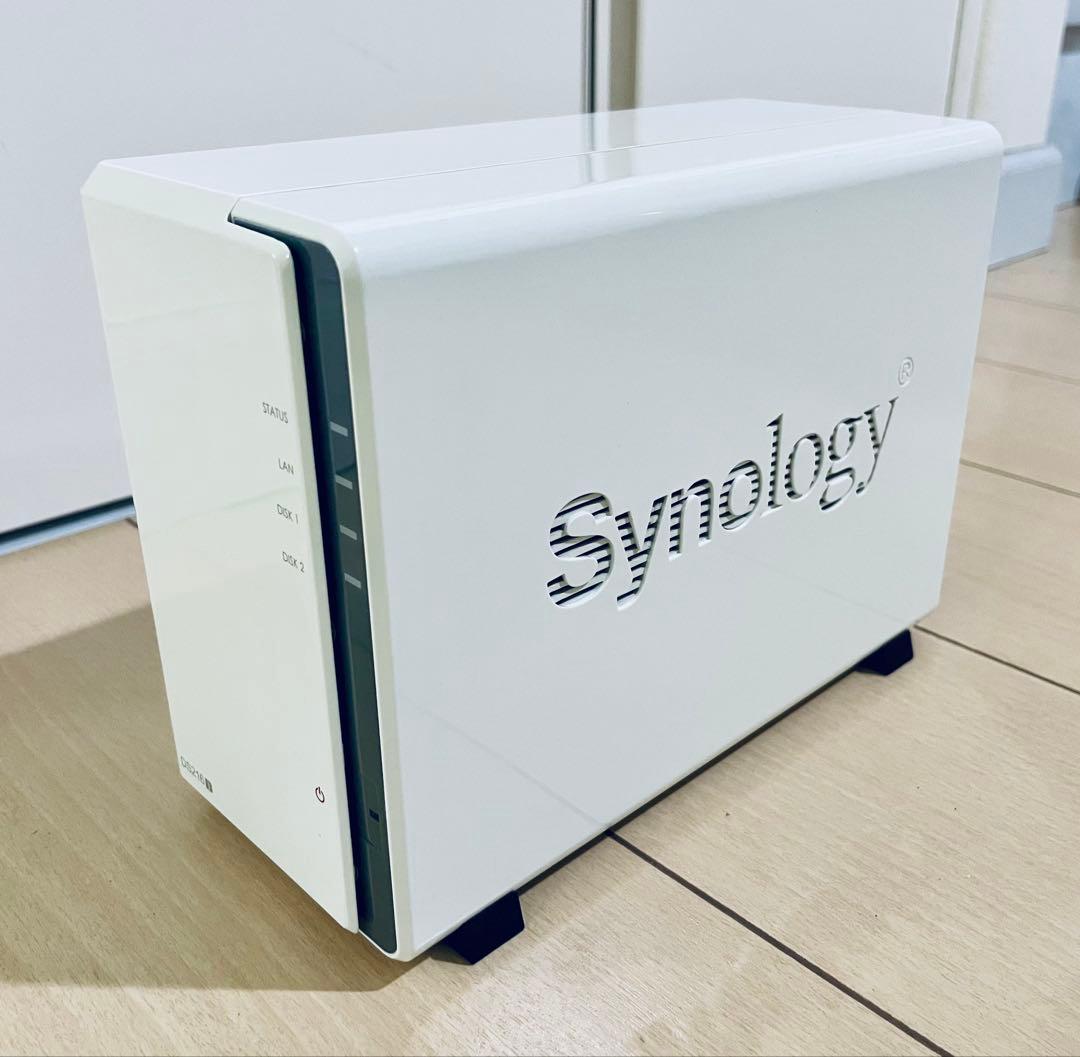 Synology DS216j 3TB HDD WD RED 2台付き