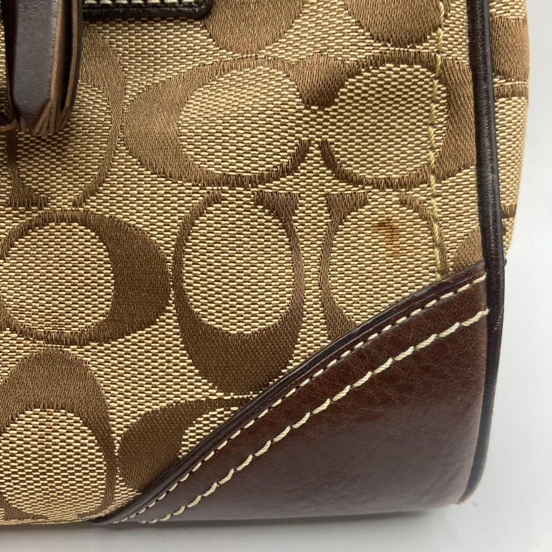 B コーチ　COACH. ハンドバッグ ベージュ/ブラウン　10245