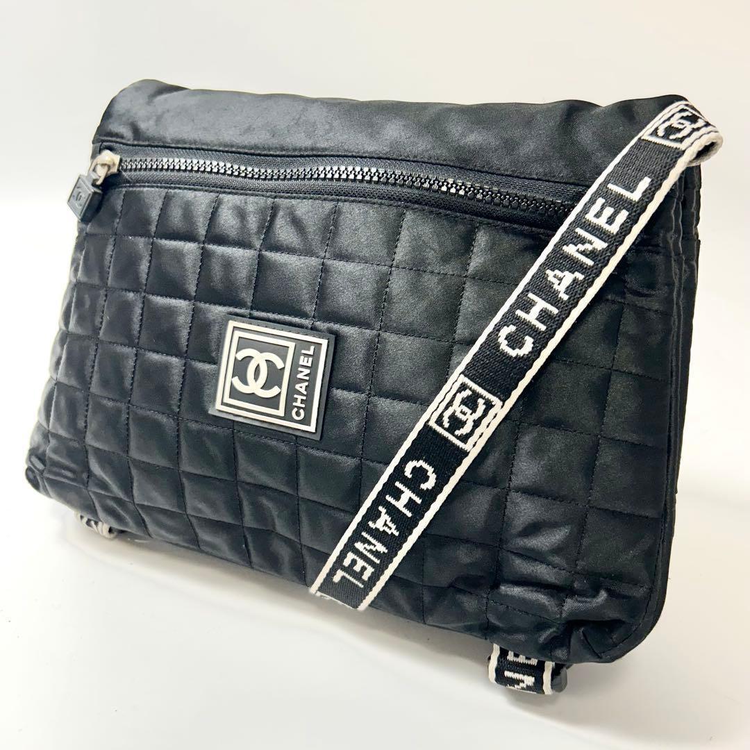 ポテチシャネル　スポーツライン　チョコバー　ショルダーバッグ　メッセンジャ