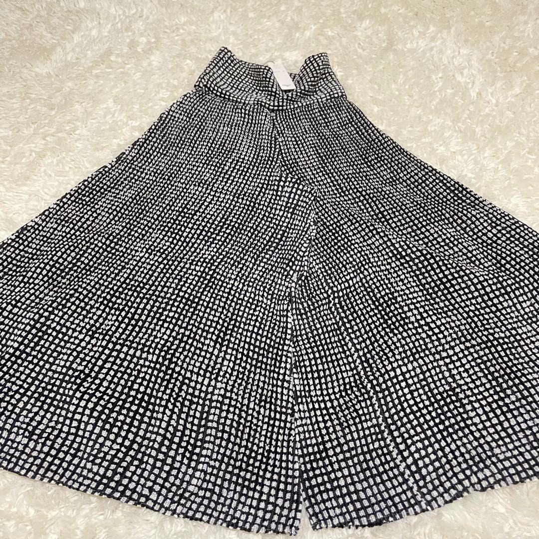 【新品】SPECCHIO フレアパンツガウチョパンツ チェック柄