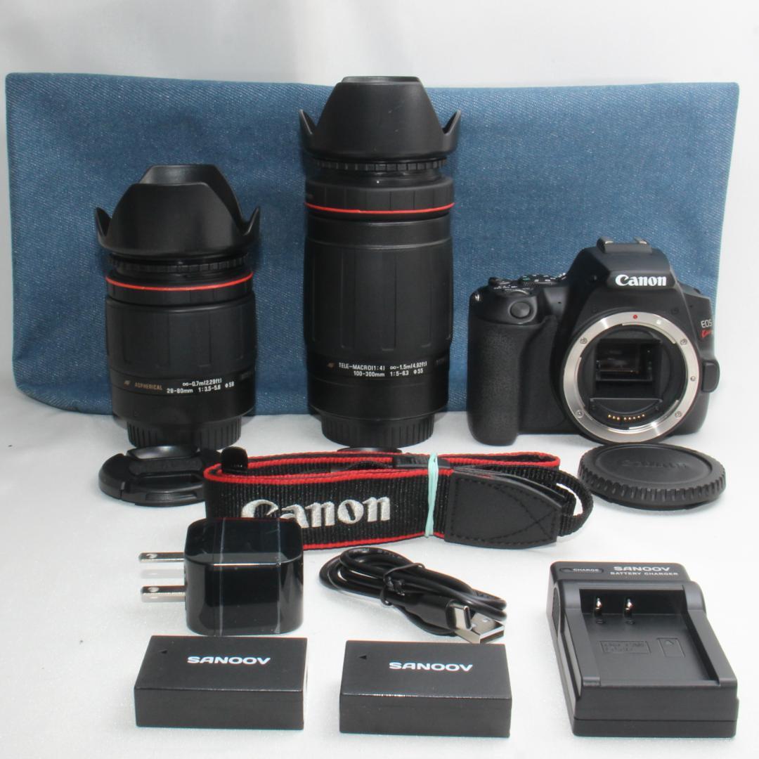 ❤️予備バッテリー付❤️キャノン kiss X10 超望遠ダブルレンズ