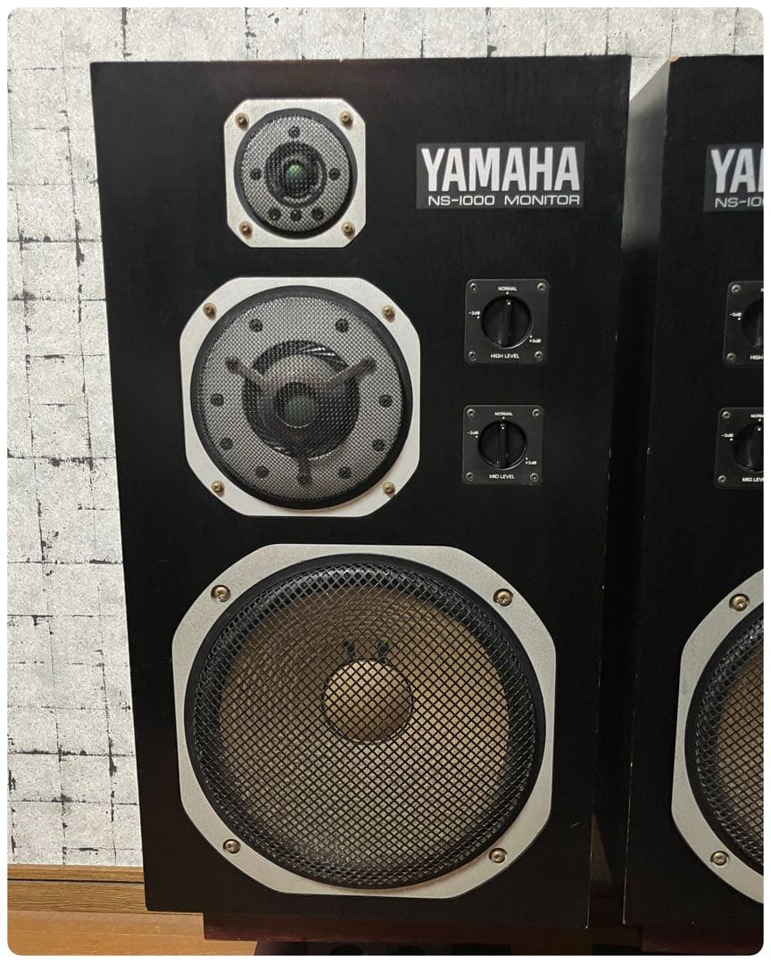 L【シリアル連番ペア】YAMAHA NS-1000M モニタースピーカー 名機