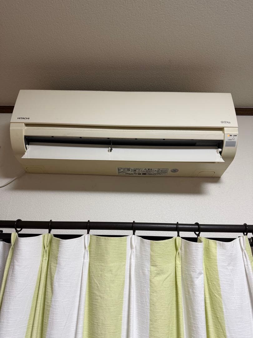 HITACHI 白くまくん エアコン本体　RAS-AJ25G(W)リモコン付き