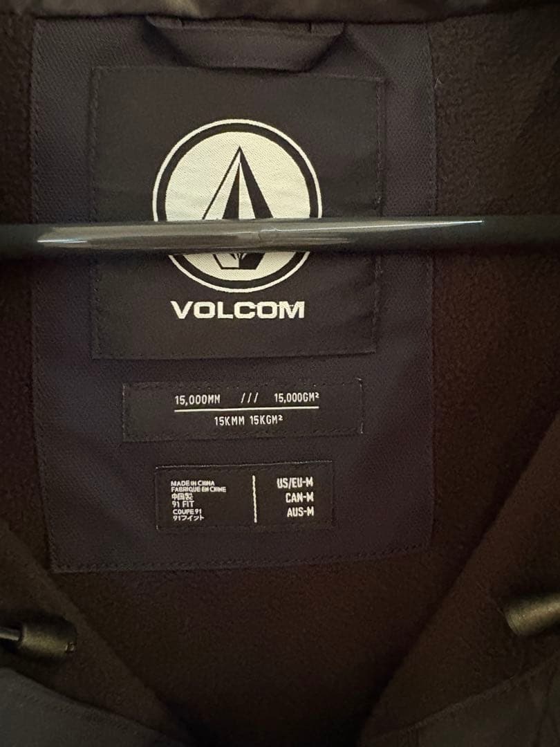 VOLCOM メンズ スノーボードウェア ブラック M