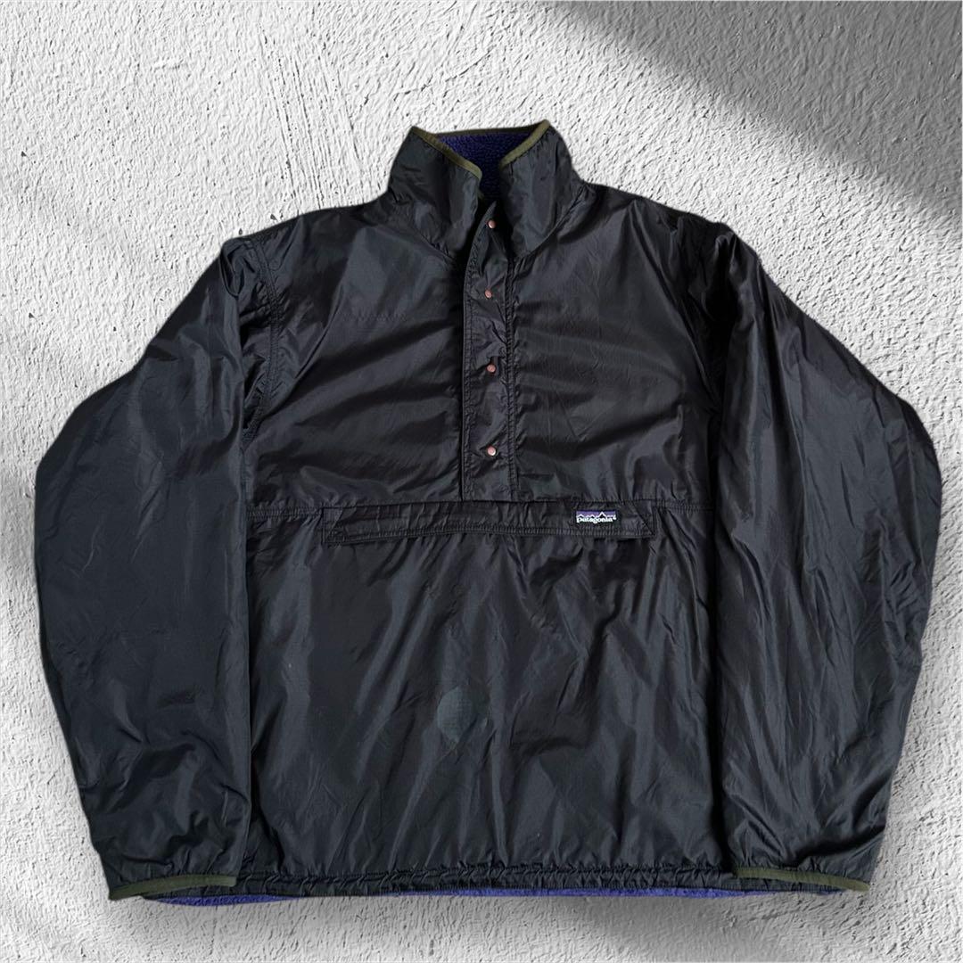 山*様 Patagonia 94年製 パタゴニア グリセード ジャケット 黒 紫