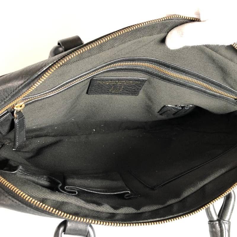 美品 ダンヒル ブラドン ビジネスバッグ A4収納可能 レザー ブラック