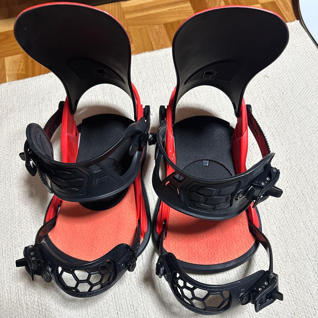 UNION スノーボード ビンディング レッド　ストラータ