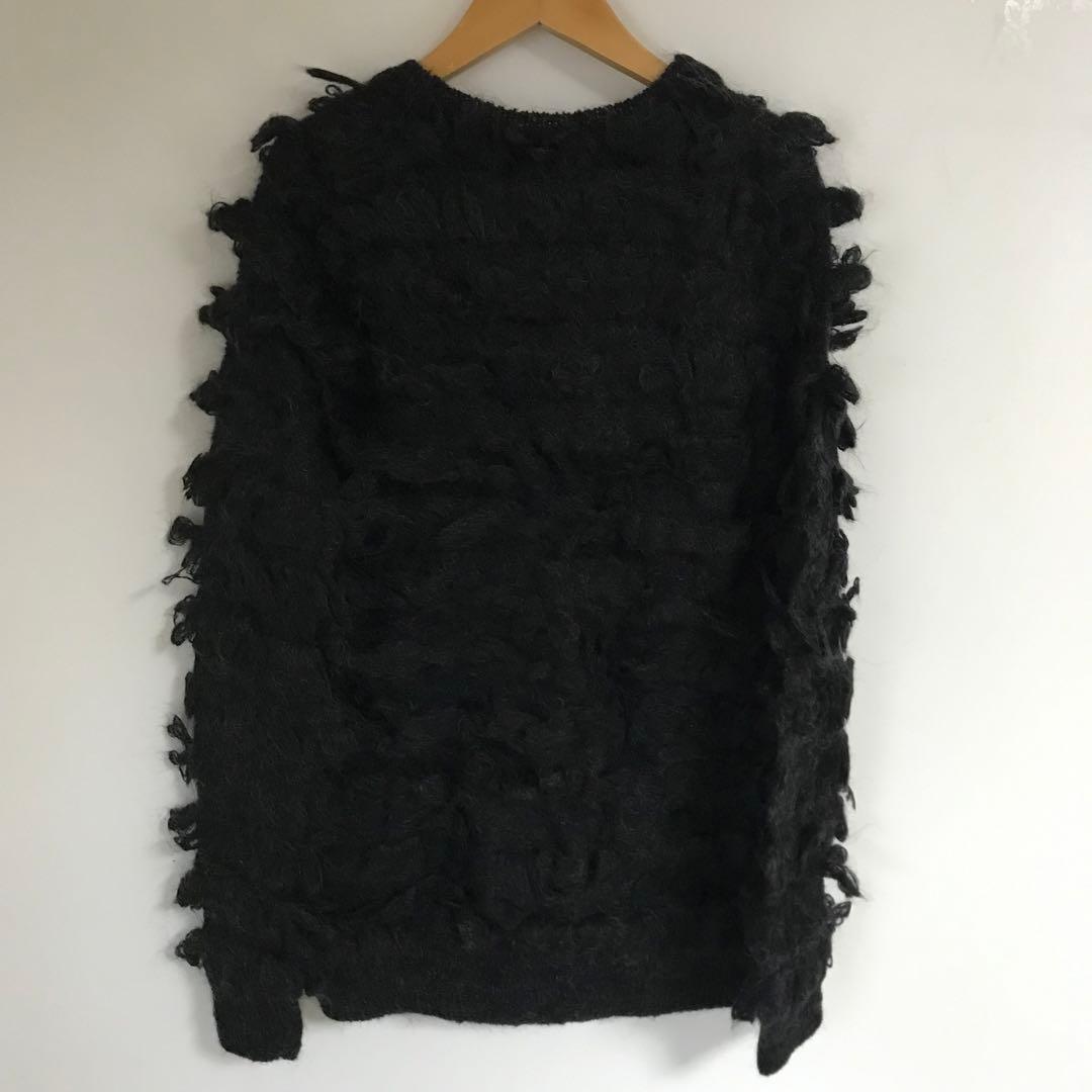 新品 maisonolga メゾンオルガ ループニット ブラック フリーサイズ