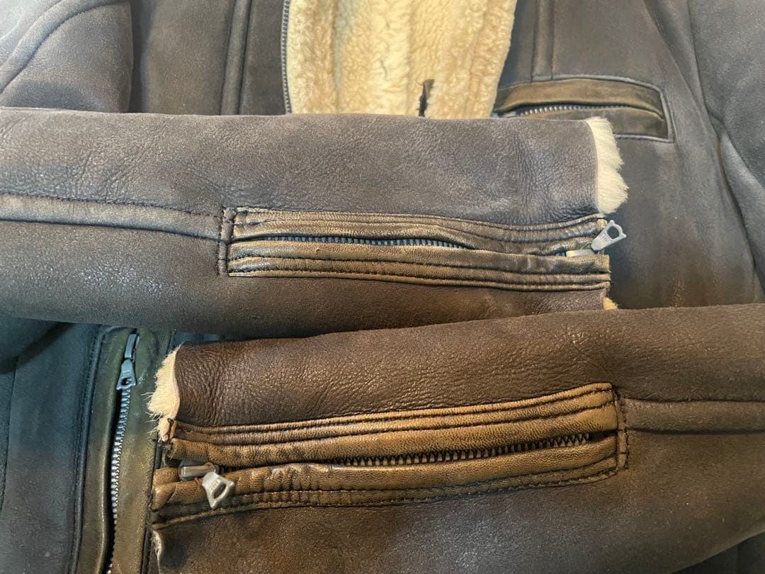 ダークブラウンレザー ジャケット