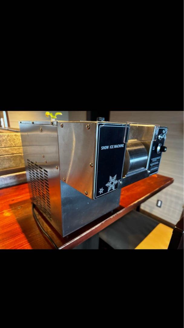 糸ピンスマシン業務用空冷式氷のいらないかき氷マシン/糸氷/粉雪/台湾風かき氷