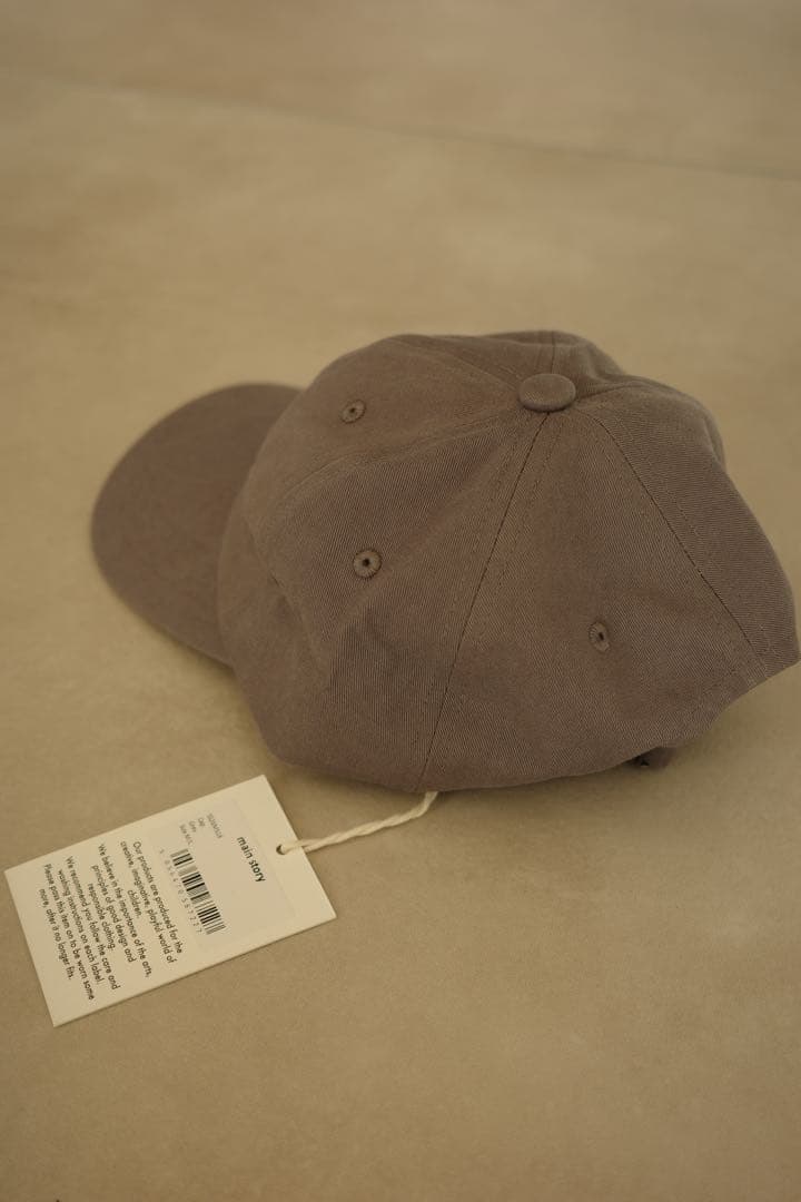 main story 26ss キャップ　グレー　M-L 即購入可