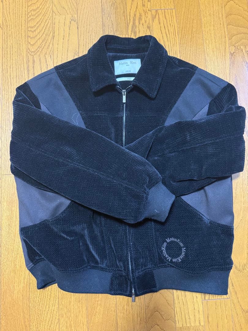 MatinKim コーデュロイ ブルゾン ブラック ユニセックス