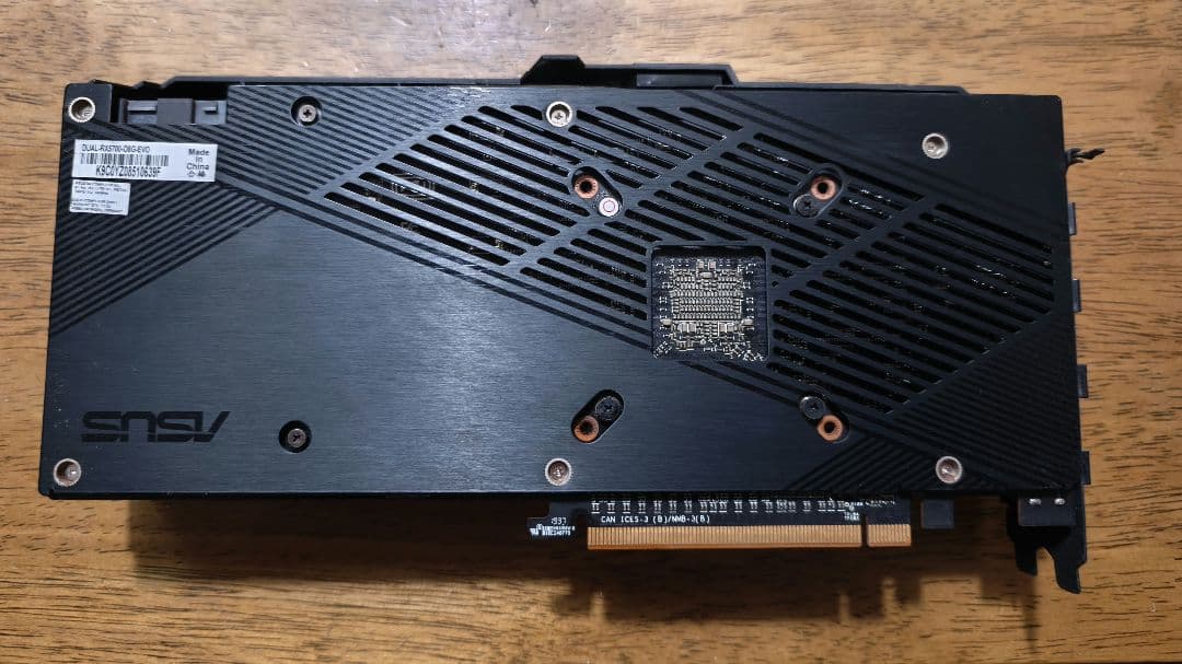 ASUSTek Radeon RX5700 8GB EVO グラフィックボード