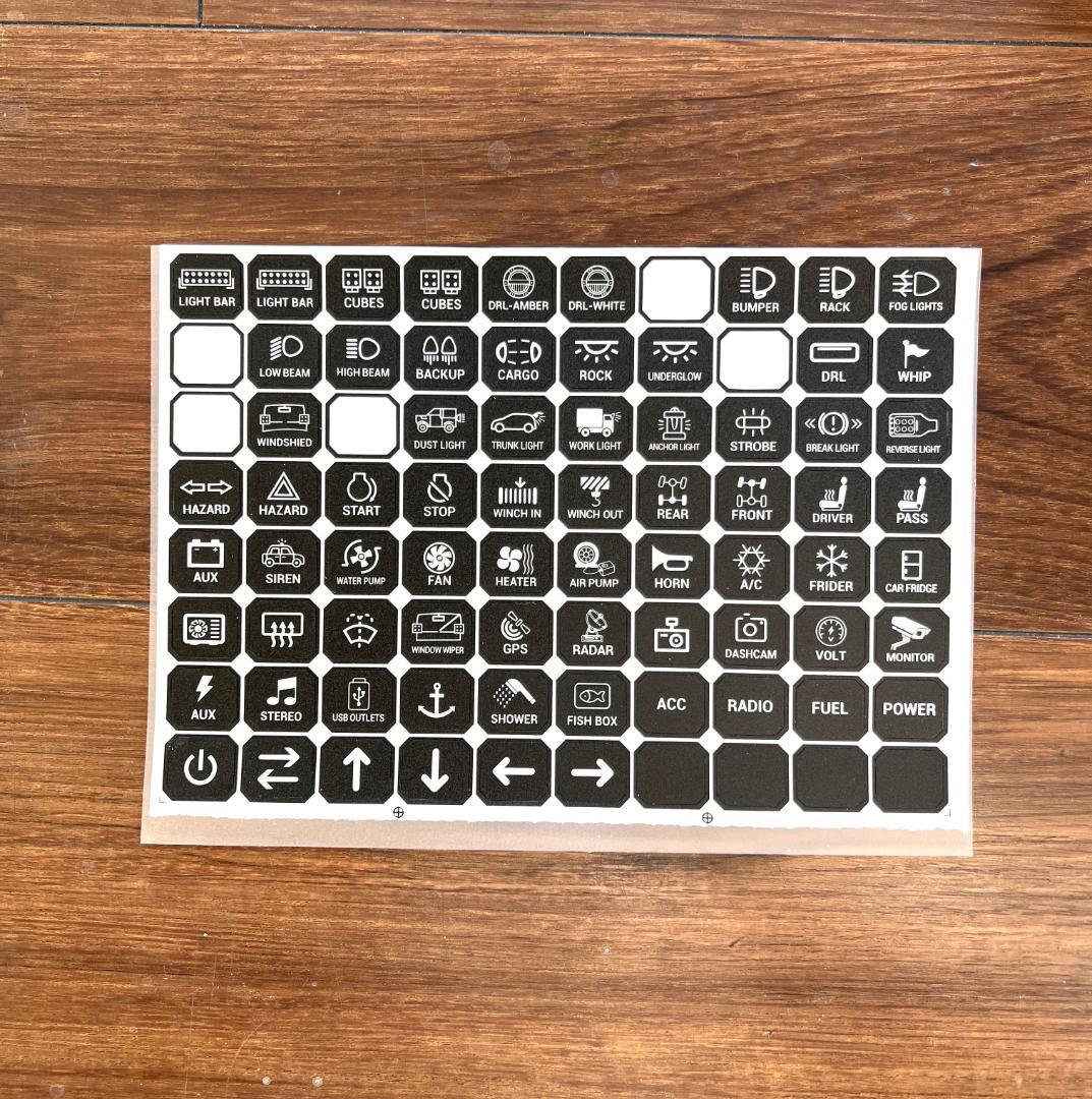 AUXBEAM AR-800 ギャングスイッチパネル RGB