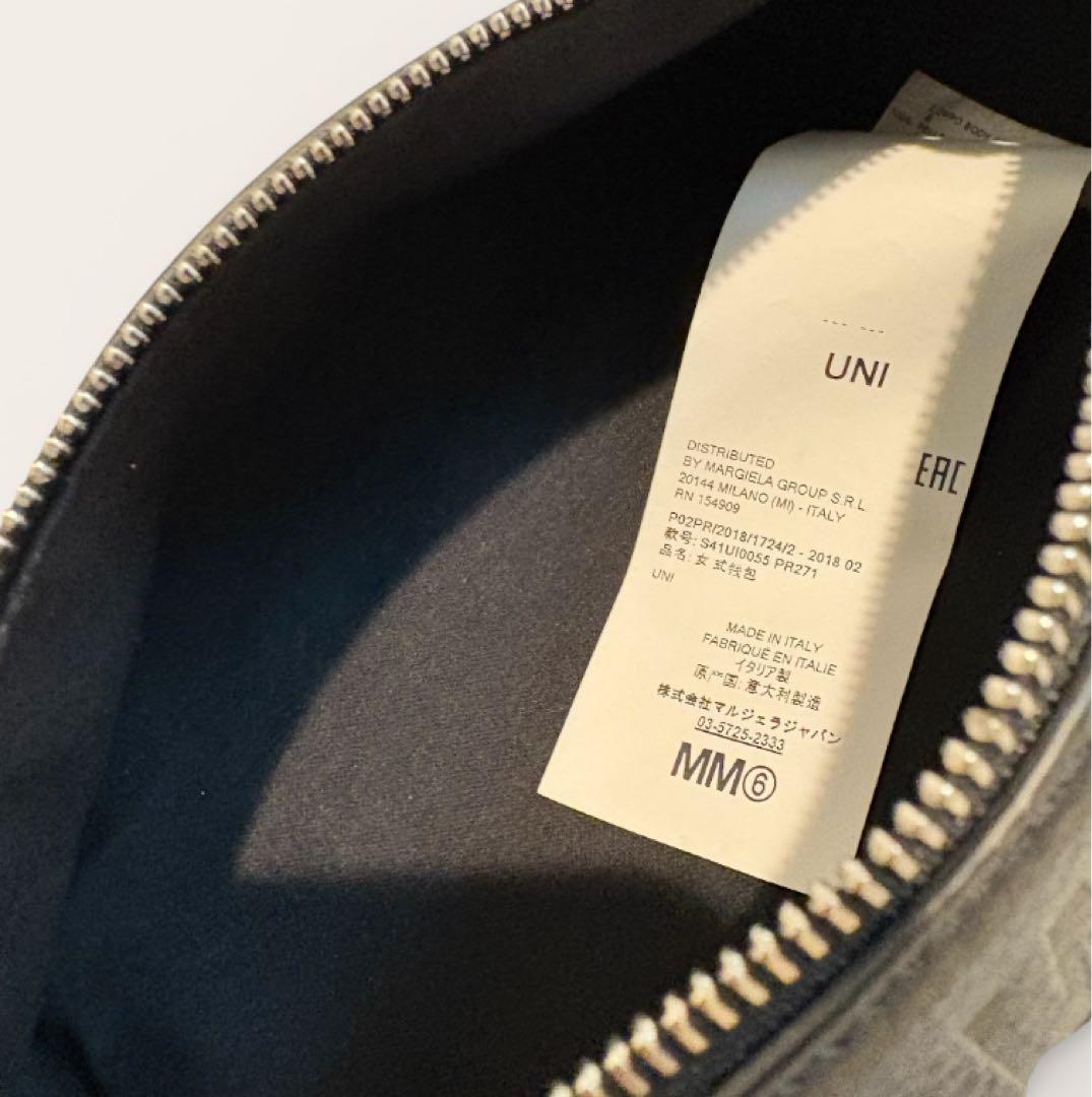 バッグ MM6 MaisonMargiela RING LEATHER POCHETTE