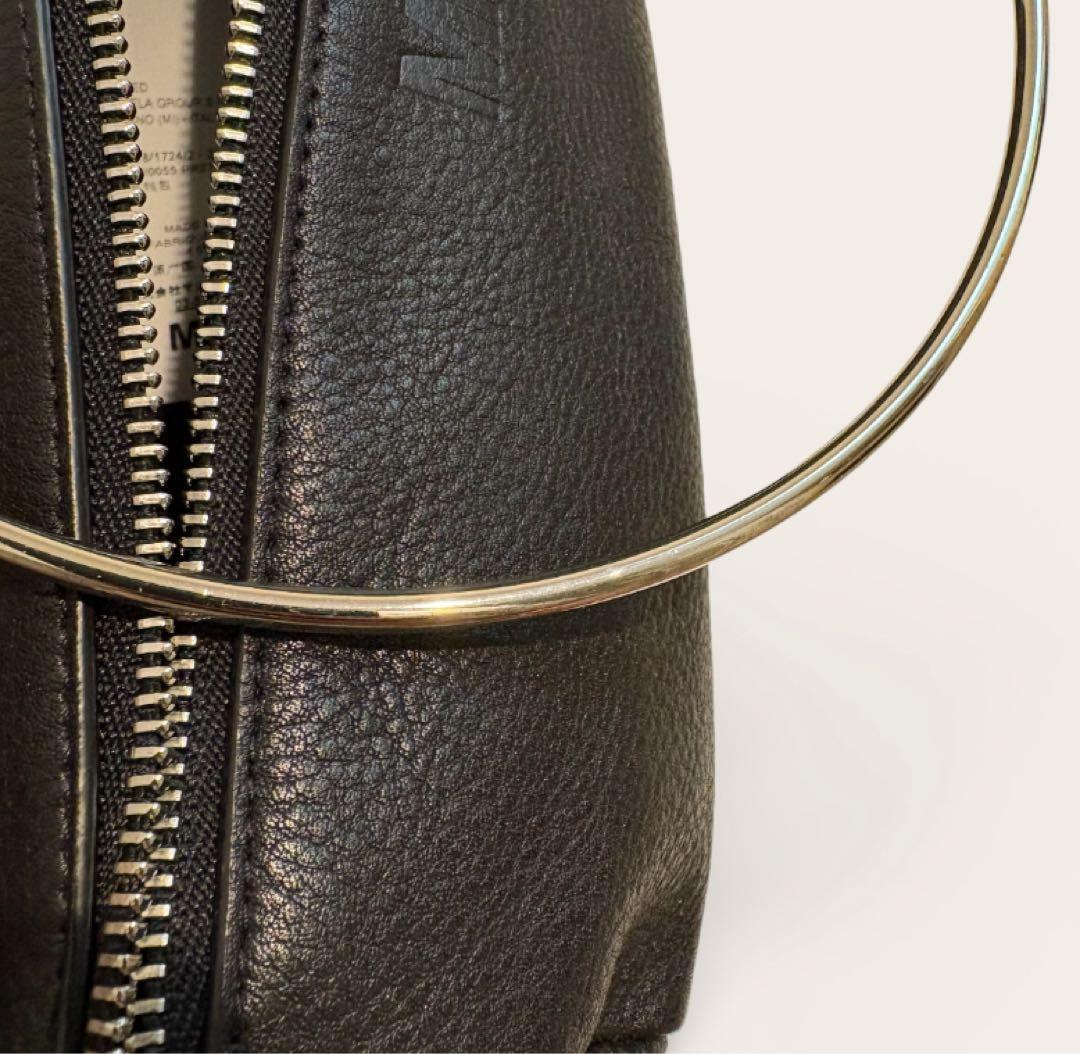バッグ MM6 MaisonMargiela RING LEATHER POCHETTE