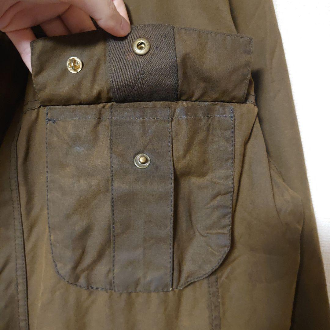 Barbour ブラウンジャケット XL　MWX0827OL71 ピンバッジ付