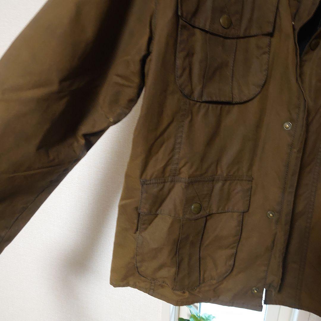 Barbour ブラウンジャケット XL　MWX0827OL71 ピンバッジ付